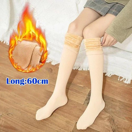 Chaussettes d'hiver en Velours Epais - deslyshopping