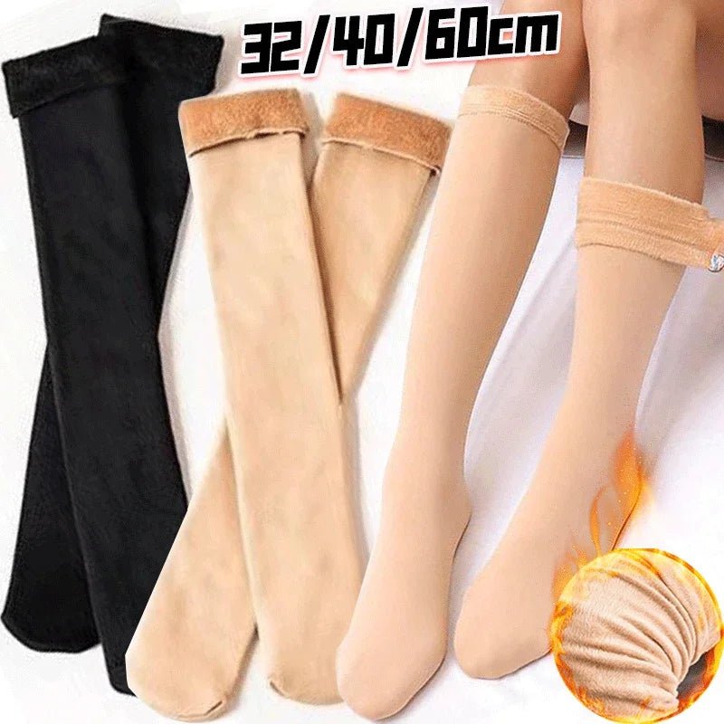 Chaussettes d'hiver en Velours Epais - deslyshopping