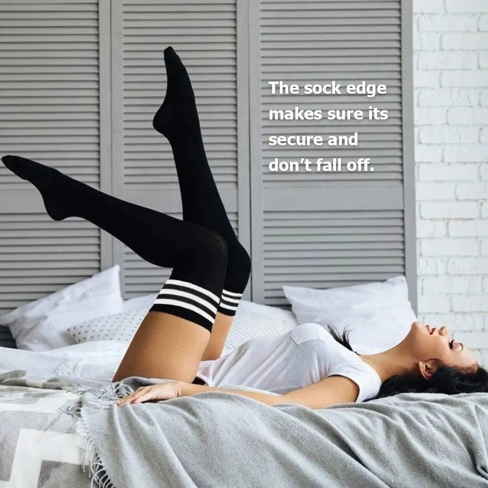 🧦 Chaussettes Hautes au - dessus du Genou - deslyshopping