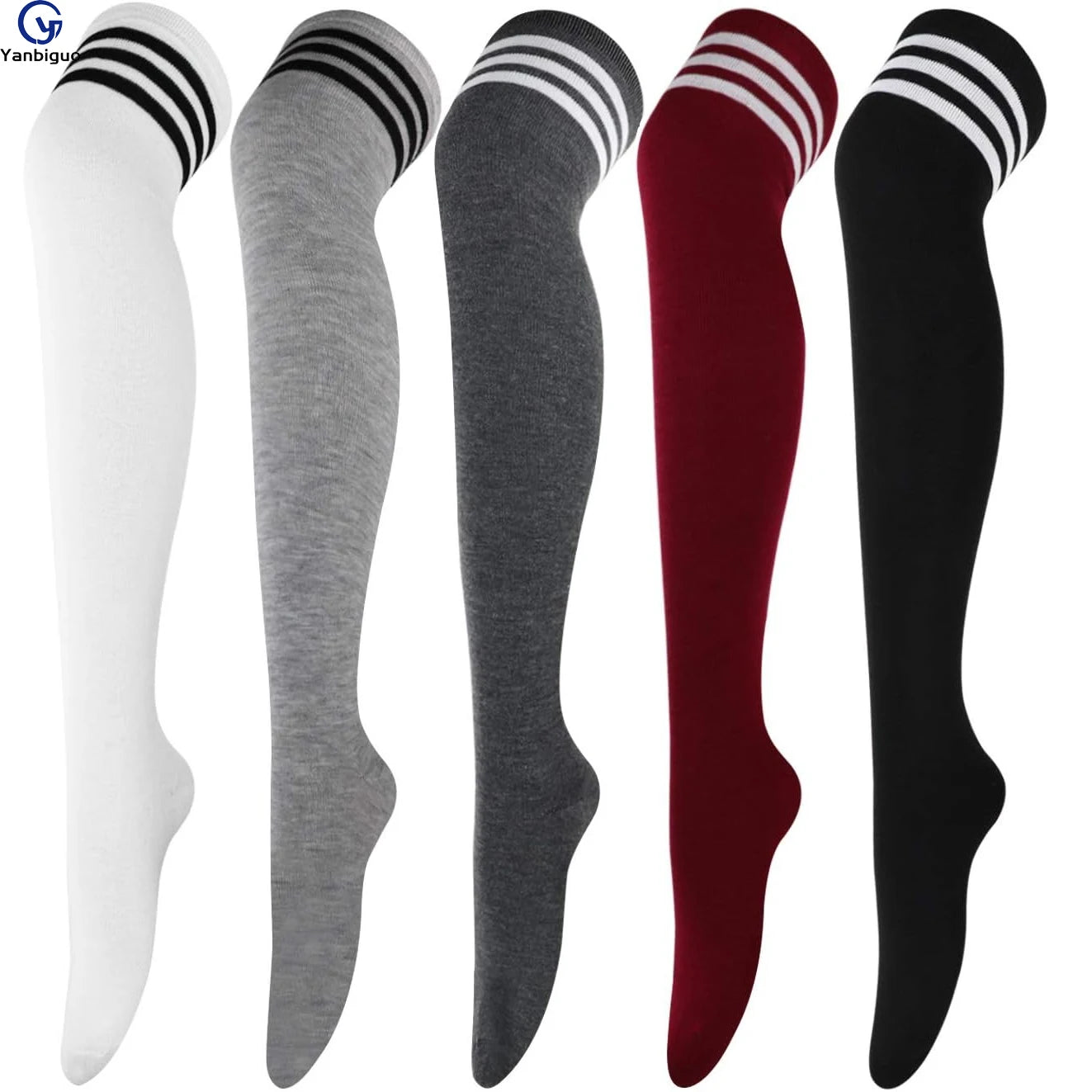 🧦 Chaussettes Hautes au - dessus du Genou - deslyshopping