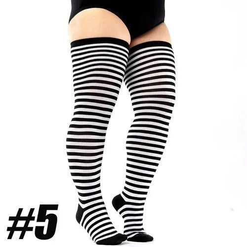 Chaussettes Hautes Grande Taille pour Femmes 👢 - deslyshopping