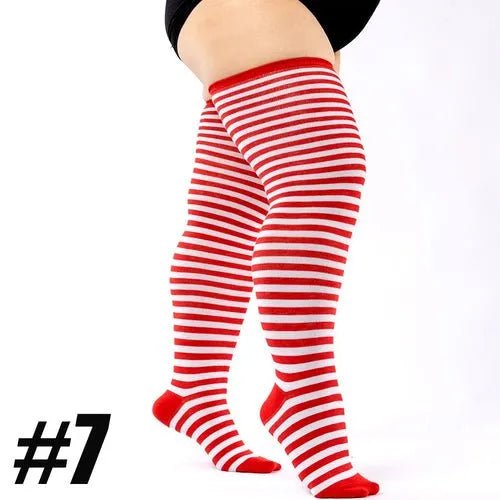 Chaussettes Hautes Grande Taille pour Femmes 👢 - deslyshopping