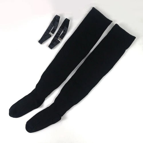 🧦 Chaussettes Hautes Grande Taille – Spécial Cuisses Épaisses | - deslyshopping