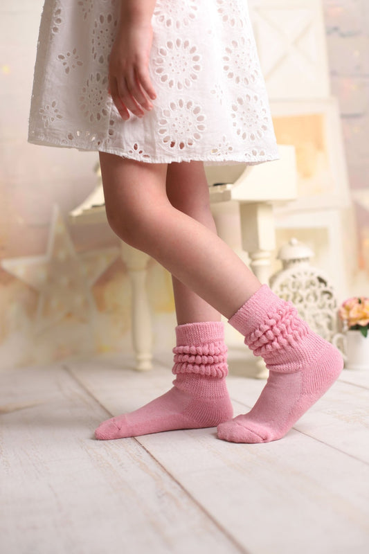 🧦 Chaussettes Roses Enfant - deslyshopping