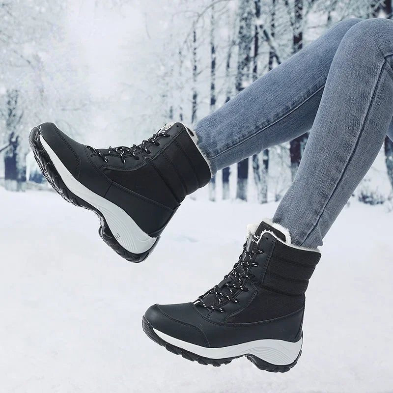 Chaussures d'Hiver à Plateforme, Antidérapantes - deslyshopping