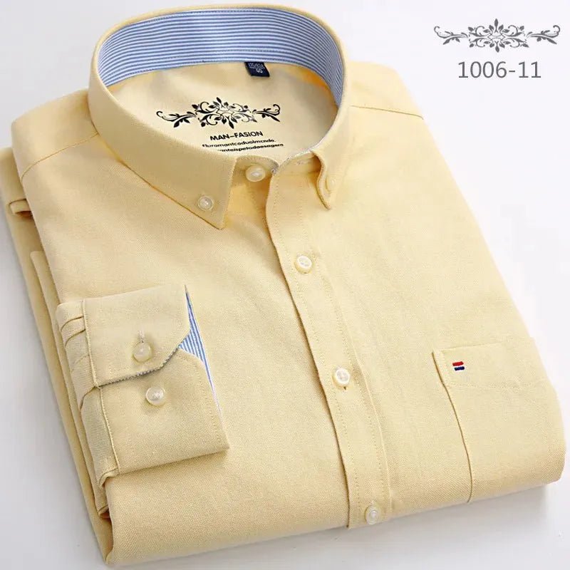 Chemise à Manches Longues Oxford - deslyshopping