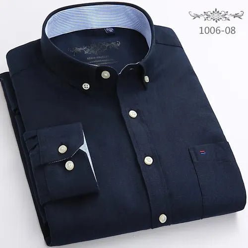 Chemise à Manches Longues Oxford - deslyshopping