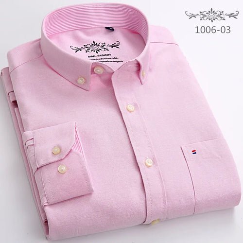 Chemise à Manches Longues Oxford - deslyshopping