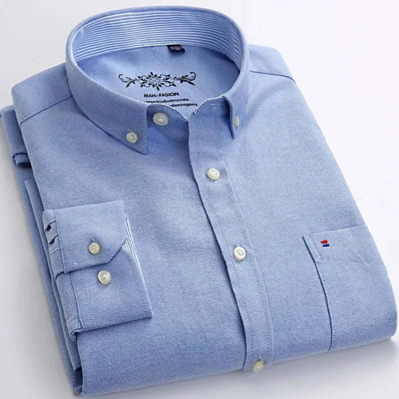 Chemise à Manches Longues Oxford - deslyshopping