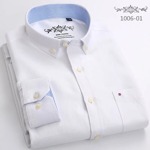 Chemise à Manches Longues Oxford - deslyshopping