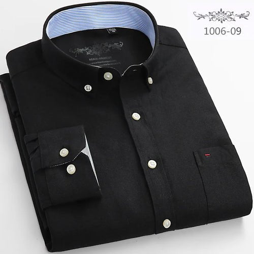 Chemise à Manches Longues Oxford - deslyshopping