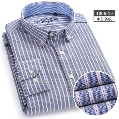 Chemise à Manches Longues Oxford - deslyshopping