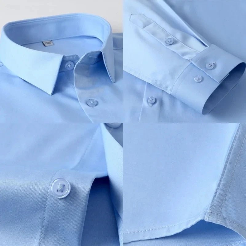 Chemise Coupe Ajustée Manches Longues - deslyshopping