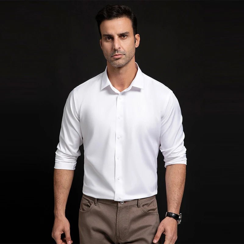 Chemise Coupe Ajustée Manches Longues - deslyshopping