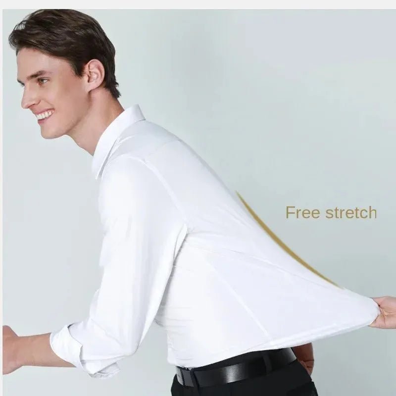 👔 Chemise Élastique à Manches Longues - deslyshopping