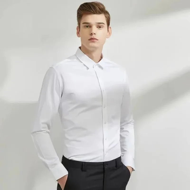 👔 Chemise Élastique à Manches Longues - deslyshopping