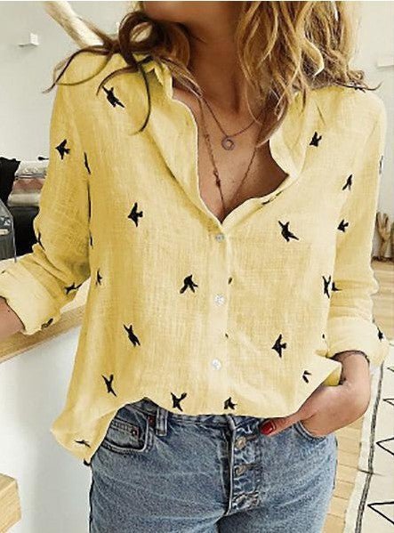 chemise en coton et lin - deslyshopping