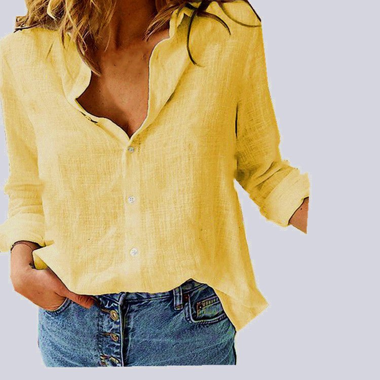 chemise en coton et lin - deslyshopping