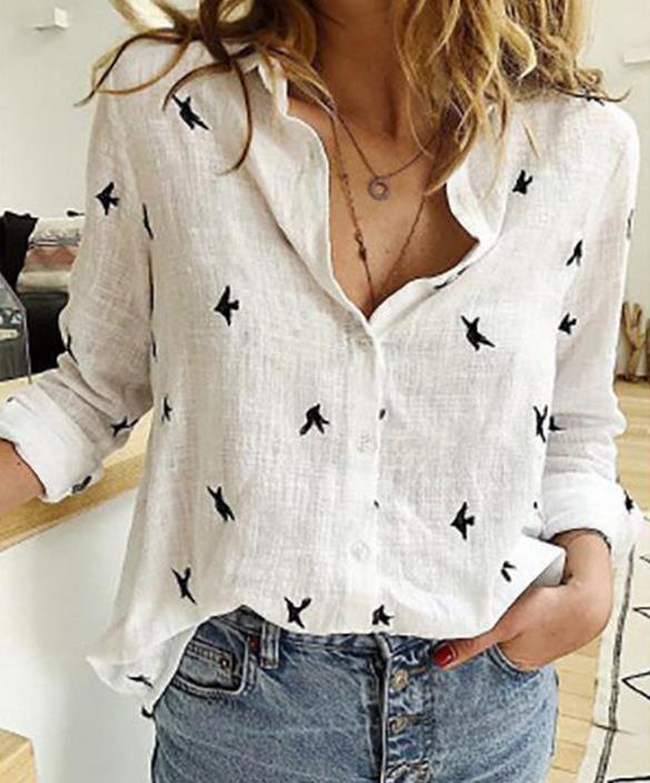 chemise en coton et lin - deslyshopping