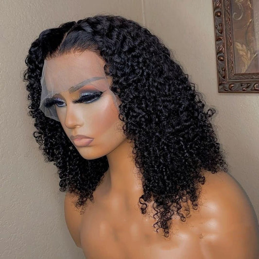 cheveux humains bouclés 13x4 Dentelle - deslyshopping
