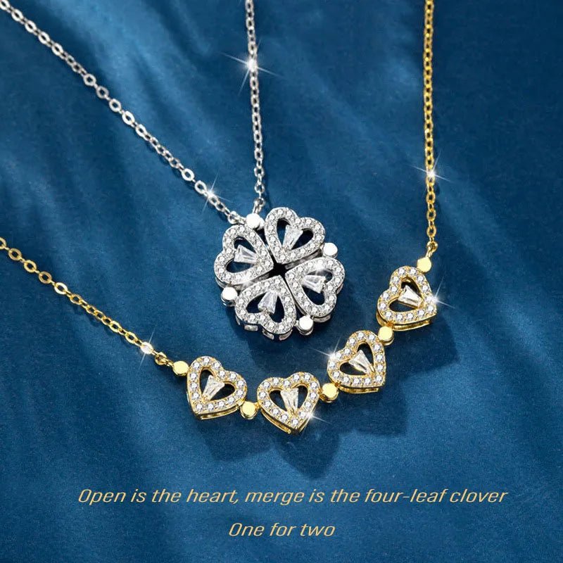 🌿 Collier Trèfle Pliable ANKA en Argent Sterling S925 🌿 - deslyshopping
