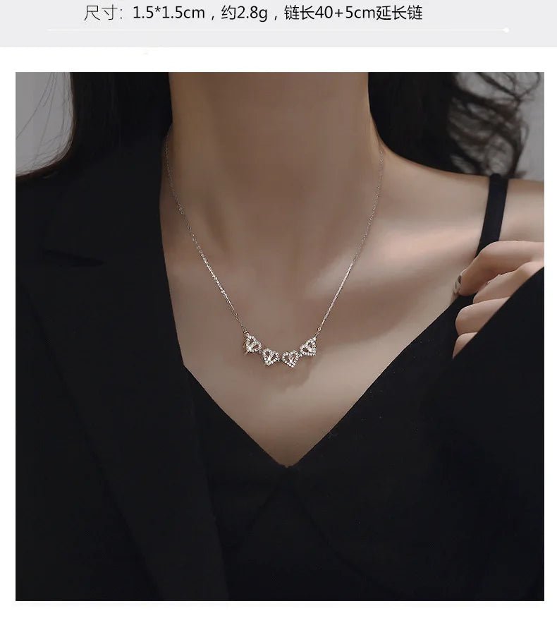 🌿 Collier Trèfle Pliable ANKA en Argent Sterling S925 🌿 - deslyshopping