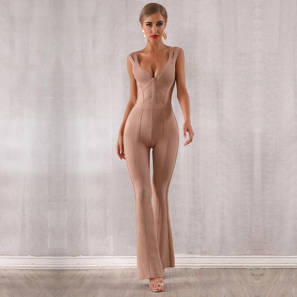 Combinaison bandage de fête d'hiver - deslyshopping