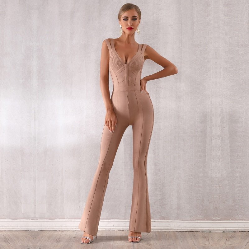 Combinaison bandage de fête d'hiver - deslyshopping