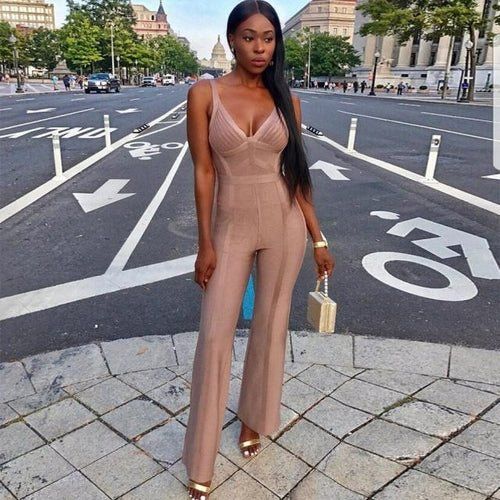Combinaison bandage de fête d'hiver - deslyshopping
