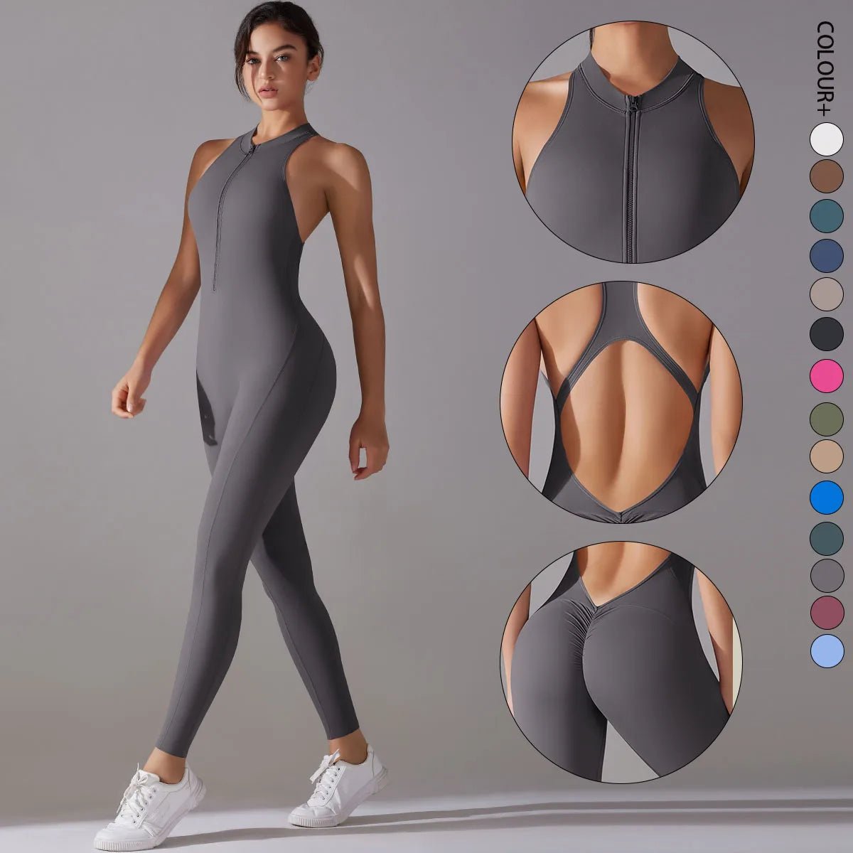 Combinaison Gainante Femme – Push - Up Sport & Yoga Ventre Plat - deslyshopping