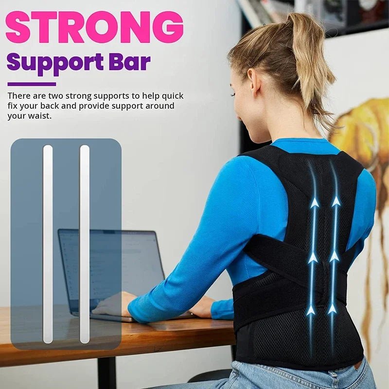 Correcteur de Posture Réglable pour le Dos - deslyshopping