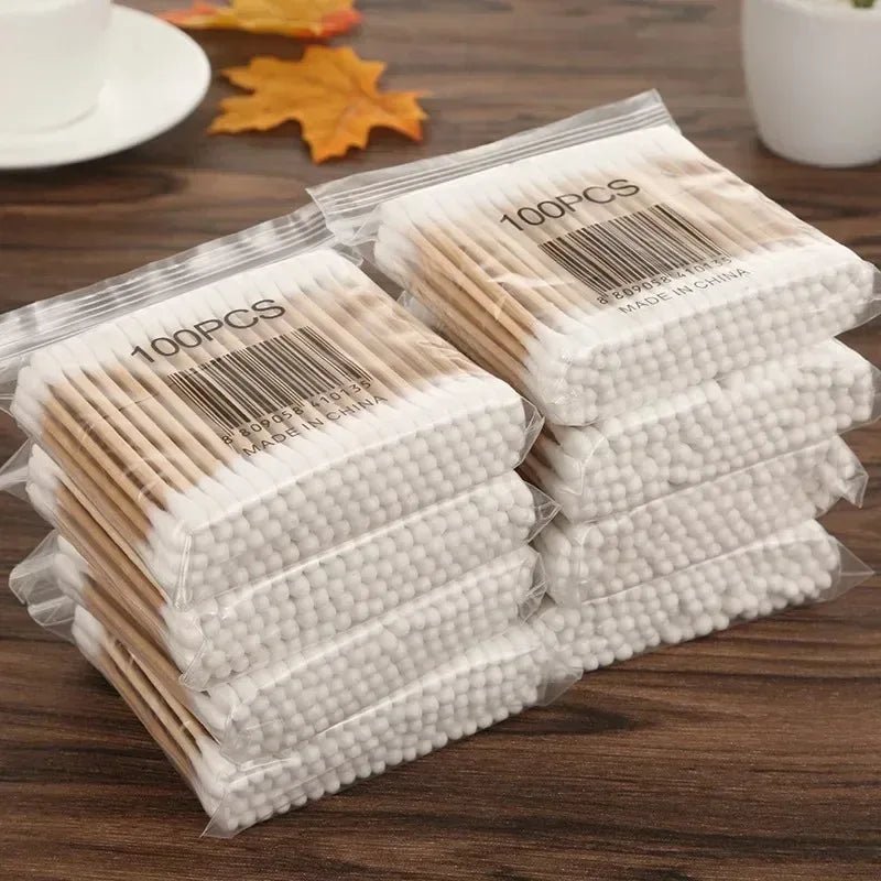 🍼 Cotons - Tiges à Double Extrémité - Lot de 5 (500 pièces) 🍼 - deslyshopping