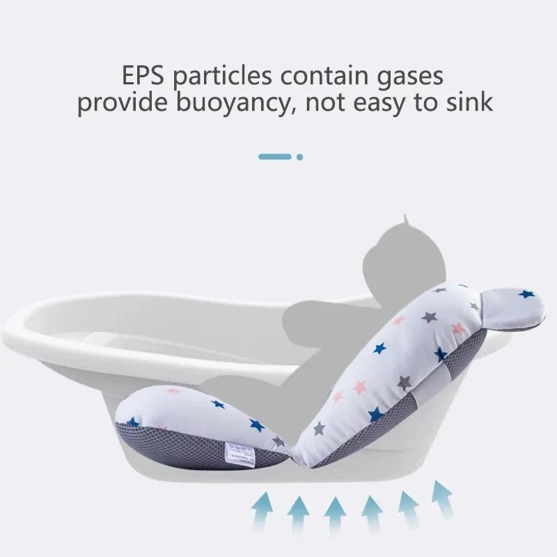 🛁 Coussin de Baignoire Portable pour Bébé – Confort et Sécurité - deslyshopping
