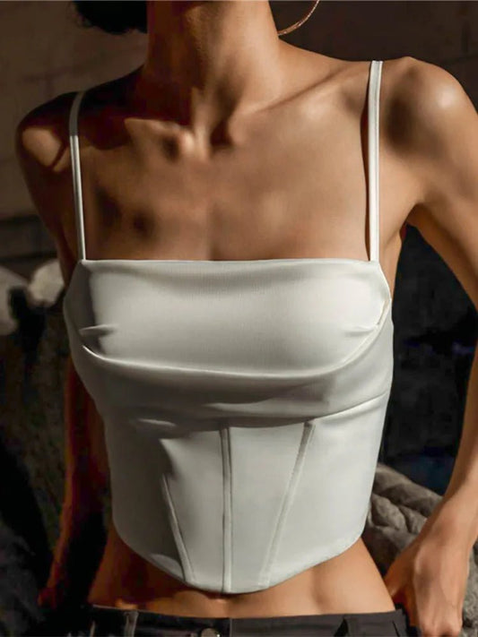 Crop Top Dos Nu à Bretelles - deslyshopping