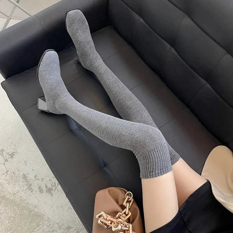 🖤 Cuissardes Chaussettes Femme - deslyshopping