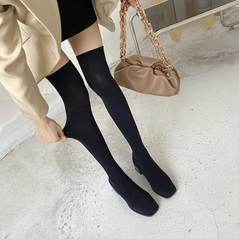 🖤 Cuissardes Chaussettes Femme - deslyshopping