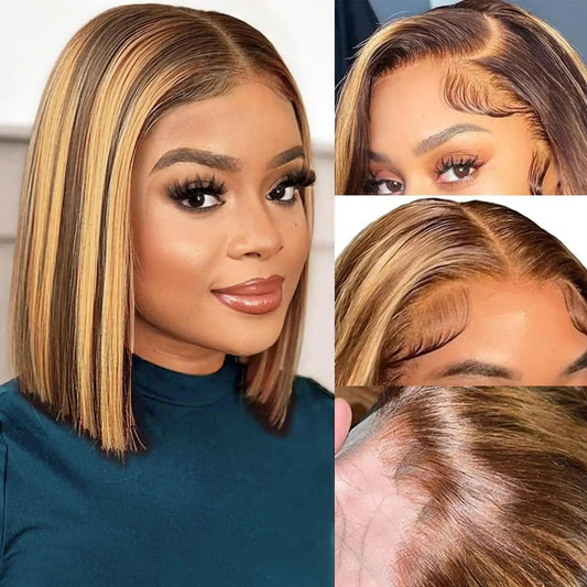Densité 200%, Cheveux Humains Brésiliens - deslyshopping