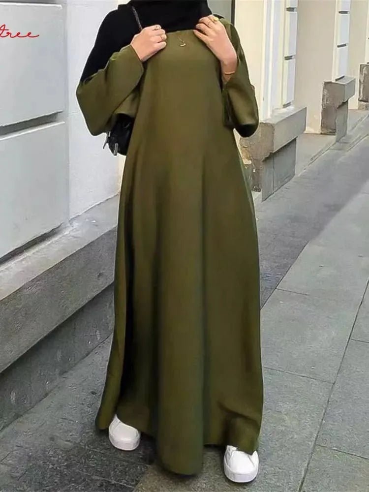 Djellaba en satin de soie - deslyshopping