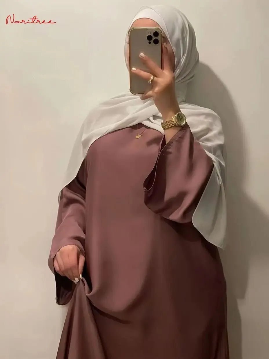 Djellaba en satin de soie - deslyshopping