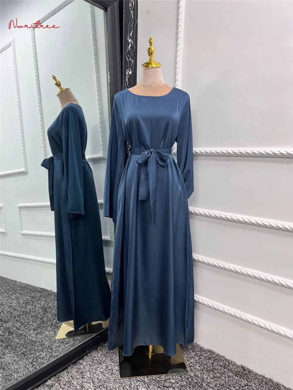 Djellaba en satin de soie - deslyshopping