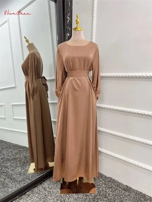 Djellaba en satin de soie - deslyshopping