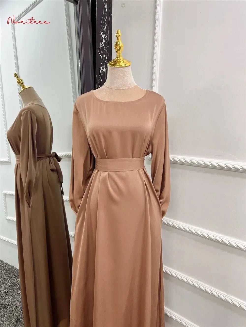 Djellaba en satin de soie - deslyshopping