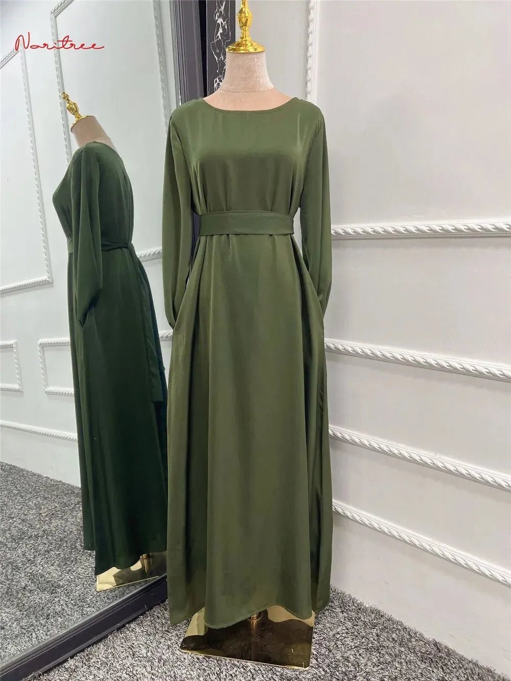 Djellaba en satin de soie - deslyshopping