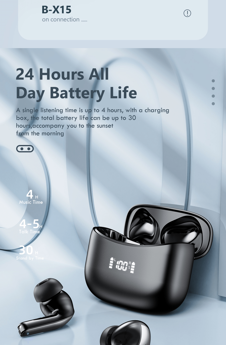🎧 Écouteurs LED TWS Bluetooth 5.0 - deslyshopping