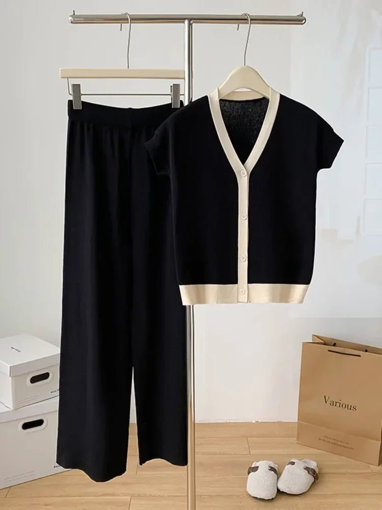 Ensemble 2 Pièces Tricoté à la Mode - deslyshopping