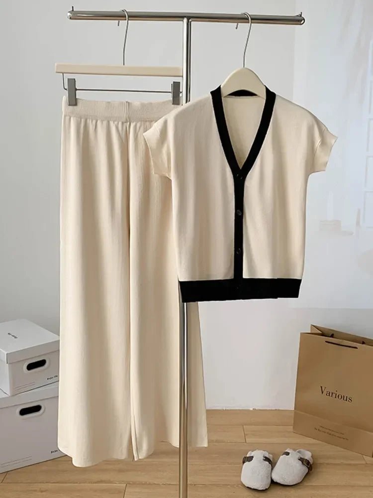 Ensemble 2 Pièces Tricoté à la Mode - deslyshopping