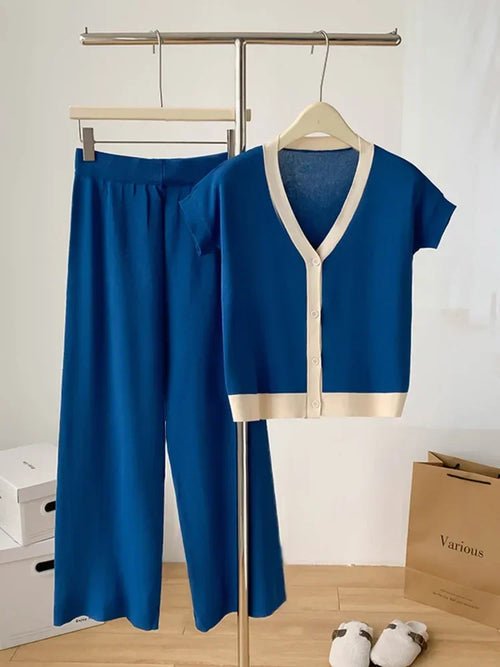 Ensemble 2 Pièces Tricoté à la Mode - deslyshopping