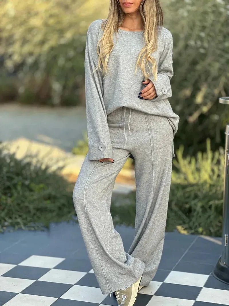Ensemble à boutons femme 2024 - deslyshopping