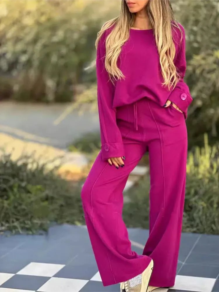 Ensemble à boutons femme 2024 - deslyshopping