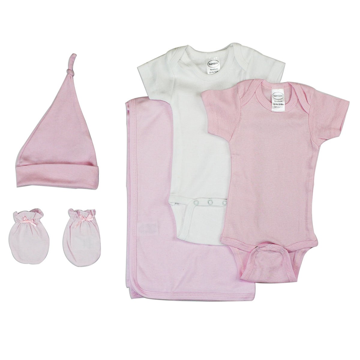 🎀 Ensemble de 5 Pièces pour Nouveau - né Fille - deslyshopping
